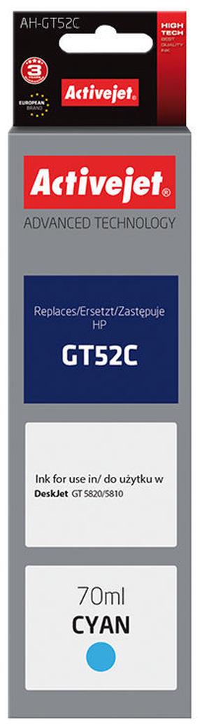 Printera kasetne ActiveJet AH-GT52C, zila krās.