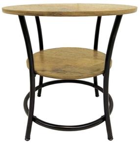 Kavos staliukas Gunda, juoda sp., 56 cm x 56 cm x 55 cm