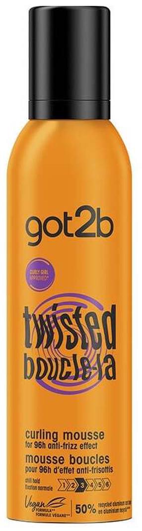 Matu putas Schwarzkopf Got2b Twisted Perfect Curls, 250 ml