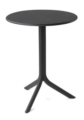 Dārza galds Nardi Spritz, antracīta krās., 60.5 cm x 60.5 cm x 40 - 76.5 cm