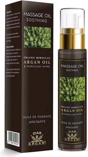 Kūno aliejus, masažui Diar Argan Massage Oil Soothing, 50 ml