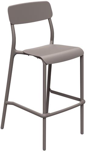 Baro kėdė Ferne Rimo High FRIK5511-410C, taupe sp., 52 cm x 54.5 cm x 107.5 cm