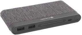 Lādētājs-akumulators (Power bank) Platinet, 10000 mAh, pelēka krās.