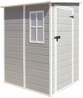 Sodo sandėliukas Foster 5040, 121 cm x 151 cm x 193 cm, pilka sp.