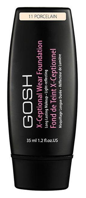 Šķidrā grima bāze Gosh X-Ceptional Wear, 11 porcelain, 35 ml