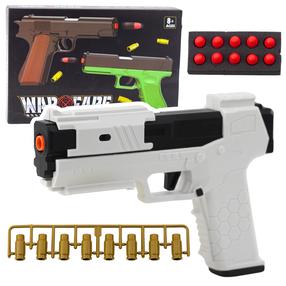 Rotaļu ierocis ar lodēm Lean Toys War Fare, 21.5 cm Balta krās.