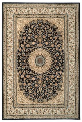 Kilimas vidaus Bella 7177 51011, juoda sp./kreminė sp., 170 cm x 120 cm