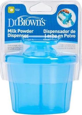 Емкость для молочных смесей Dr. Brown's AC039, 250 мл, 0 мес., пластик, синий цв.