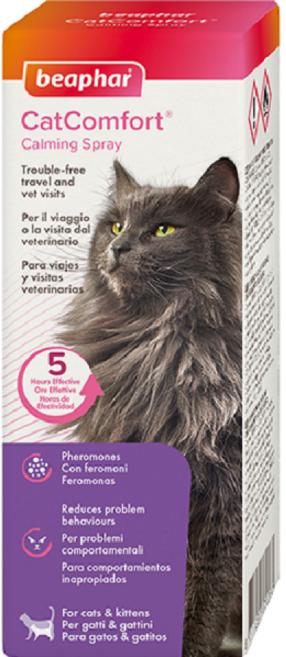 Nomierinošs līdzeklis Beaphar CatComfort Calming Spray, 60 ml