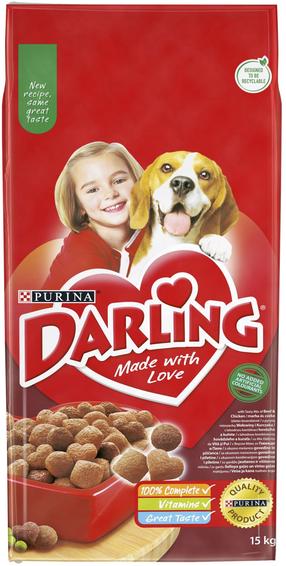 Sausas šunų maistas Darling Purina, 15 kg