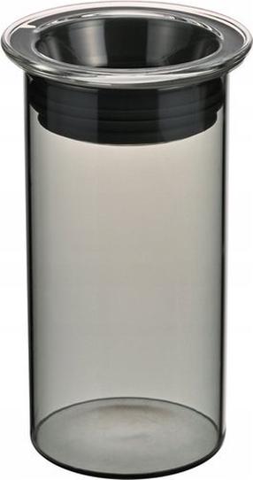 Lielapjoma produktu konteiners Hario Colors Canister, 0.4 l, 8 cm x 8 cm, pelēka krās.