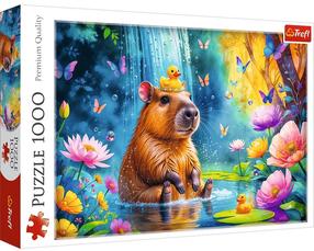 Puzle Trefl Capybara, 68 cm x 48 cm, 1000 gab.