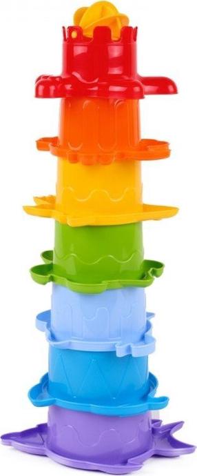 Vannimänguasjade komplekt Technok Pyramid 6580, mitmevärviline