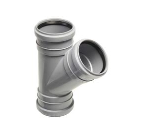 Kolmik sisekanalisatsioonile Uponor, 110 mm x 110 mm, 45 °