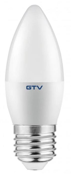 Lemputė GTV LED, C30, 4000 °K, E27, 6 W, 470 lm