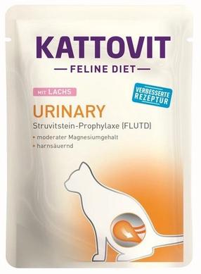 Šlapias kačių maistas Kattovit Feline Diet Urinary Salmon, 0.085 kg