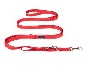 Reguliuojamas pavadėlis Amiplay Reflective 8in1, raudona sp., L