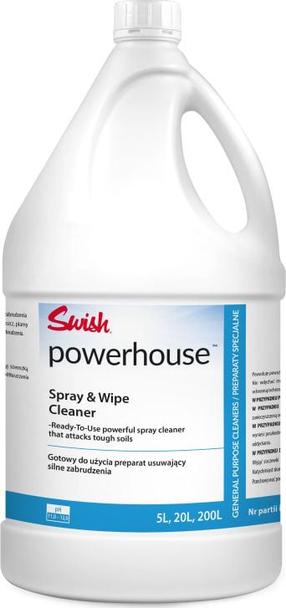 Universāls tīrīšanas līdzeklis Swish Powerhouse Spray & Wipe, universālais, 5 l