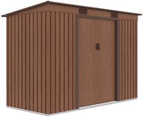 Sodo sandėliukas Oregon, 261 cm x 121 cm x 176 cm, ruda sp.