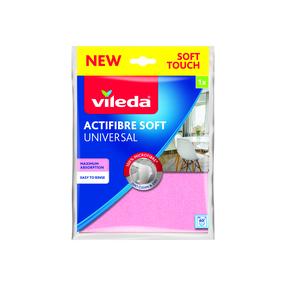 Šluostė, universali Vileda Actifibre VILE24083, rožinė sp., mikropluoštas