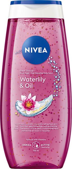 Kūno prausimosi želė Nivea Waterlily & Oil, 250 ml