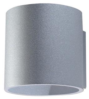 Светильник настенный Sollux Orbis SL.0049 Gray, GU10, 1 x 40 Вт, серый цв. / серый цв.