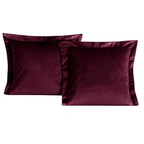 Pagalvės užvalkalas Restilo Velvet, red velvet sp., 45 cm x 45 cm, 2 vnt.