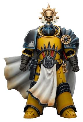Žaislinė figūrėlė Hasbro Warhammer Imperial Fists Librarian Consul, 12 cm, geltona sp./pilka sp.