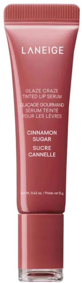 Huuleseerum, värviga Laneige Glaze Craze Tinted, 12 g, cinnamon sugar