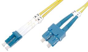 Juhe Digitus LC / SC Fiber Optic Patch LC Optic, SC Optic, 2 m, kollane v.