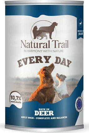Влажный корм для собак Natural Trail Every Day Rich In Deer, 0.4 кг