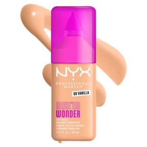 Vedel jumestuskreem NYX Professional Makeup MakeEm Wonder, 08 vanilla, 30 ml