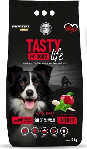 Kuiv koeratoit Biofeed Tasty Life, veiseliha, 12 kg