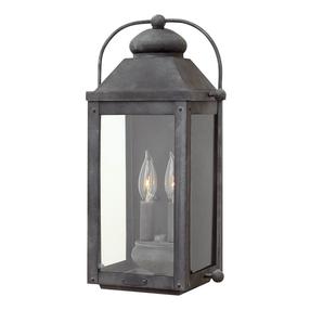 Rippuv tänavavalgusti Elstead Lighting Anchorage, 60W, E14, IP44, must v., 23 cm x 45.1 cm