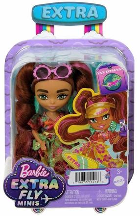 Кукла с аксессуарами Mattel Barbie Extra Fly Minis, 15 см, многоцветный