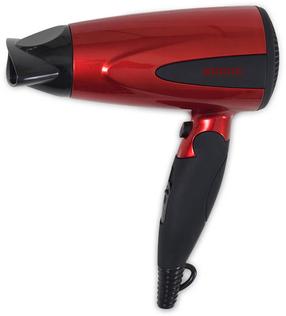 Фен Brock HD 8501, 1600 Вт, черный цв./красный цв.