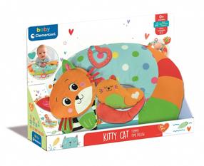 Развивающая подушка Clementoni Kitty Cat, зеленый цв./oранжевый цв.