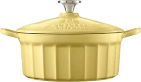 Emaliuotas ketaus puodas Buydeem Mellow Yellow CP521, Ø22 cm, 2.9 l, geltona sp.