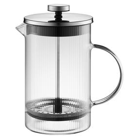 Kavinukas French Press Ambition Curly, 0.8 l, skaidri sp./sidabro sp.