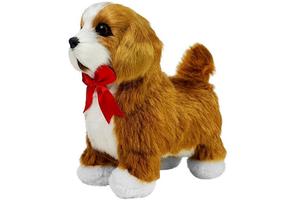 Žaislinis gyvūnas šuo Cavalier Spaniel, 20 cm, ruda sp.