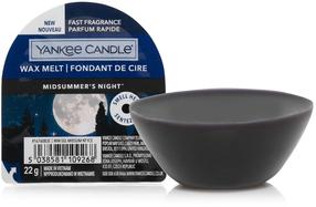 Vaškas, aromatinė Yankee Candle Wax Melt Midsummer´s Night, 8 - 24 h, 22 g, juoda sp.