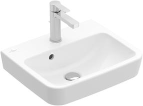Vonios praustuvas Villeroy & Boch O.novo, keramika, 50 cm x 37 cm x 16 cm, balta sp.