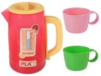 Žaislinė buitinė technika, virdulys Lean Toys Multi Functional Electric Kettle, raudona sp.