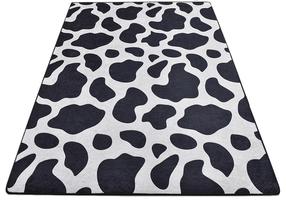 Kilimas Conceptum Hypnose Cow 286CHL4074, balta sp./juoda sp., 140 cm x 80 cm