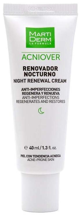 Sejas krēms Martiderm Acniover Night Renewer, 40 ml