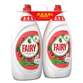 Indų ploviklis Fairy Clean & Fresh Pomegranate & Honeysuckle, 2.7 l