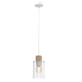 Valgusti lagi Milagro Madera MLP8554, E27, 1 x 60 W, läbipaistev v. / pruun v.