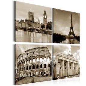 Reproduktsioon Artgeist European Capitals N6684-60X60, 60 cm x 60 cm