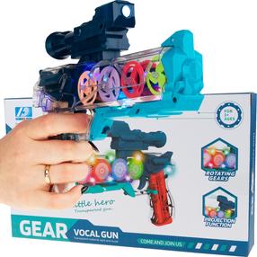 Rotaļu ierocis Gear, 25 cm Zila krās./Daudzkrāsaina