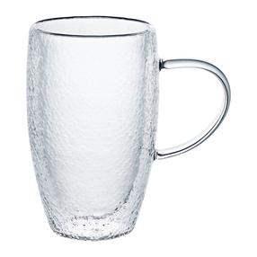 Dvigubo stiklo puodelių rinkinys Ambition Bubble, skaidri sp., 0.450 l